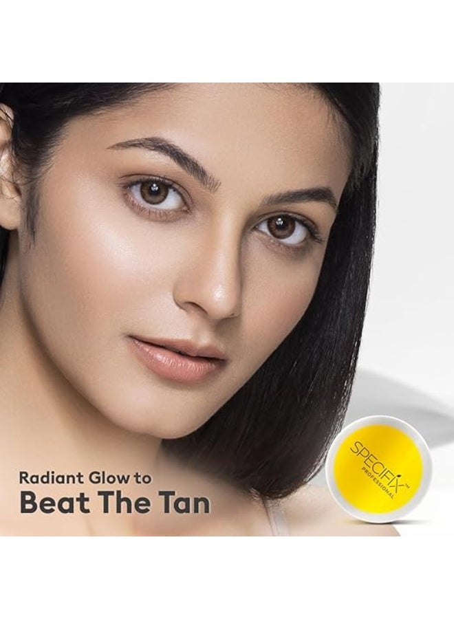 VLCC Specifix PROFESSIONAL Skin Brightening De-Tan Face Pack - 400g | With Glycolic Acid, Niacinamide, and Kojic Dipalmitate | Easy Tan Removal, Anti Pigmentation | For Dark Spots, and Dull Skin. - Image 3